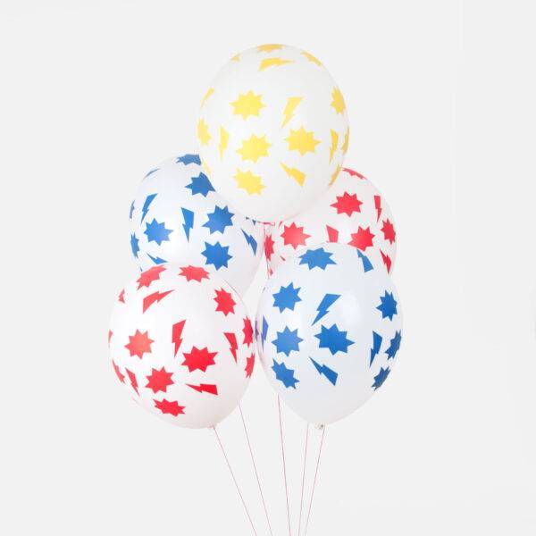 printed balloon superheroes MLD – Pimm Parties