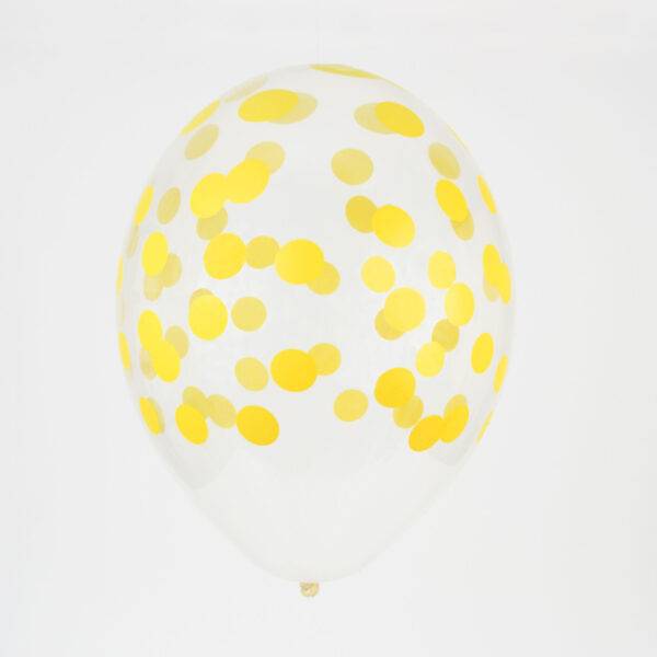 printed confetti balloon yellow MLD 2 – Pimm Parties