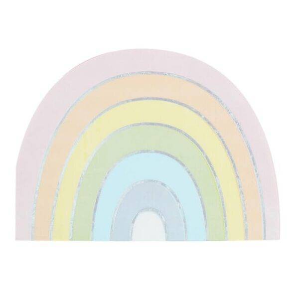 ps 558 pastel rainbow shaped napkin cut out – Pimm Parties
