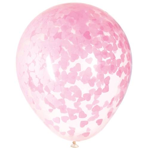 Confettis coracoes rosa – Pimm Parties