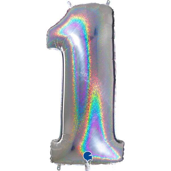 691GHS Number 1 Glitter Holographic Silver – Pimm Parties