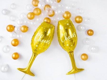 eng pm Balloon Foil Champagne Glass Cheers gold 28x80 cm 4125 2 – Pimm Parties