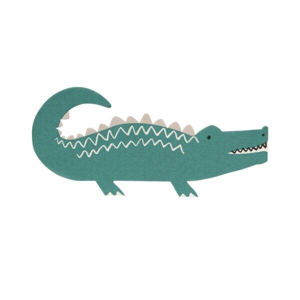peceteler meri meri crocodile napkins f22 af – Pimm Parties